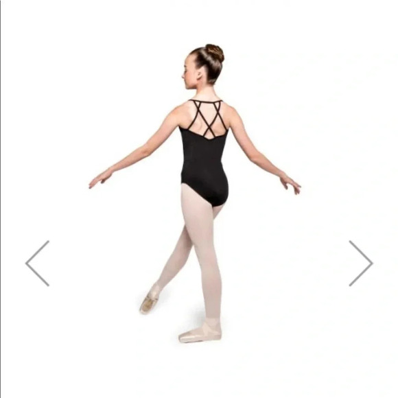 Russian Pointe Black Leotard Size Small She’s Determined Camisole - Picture 3 of 8
